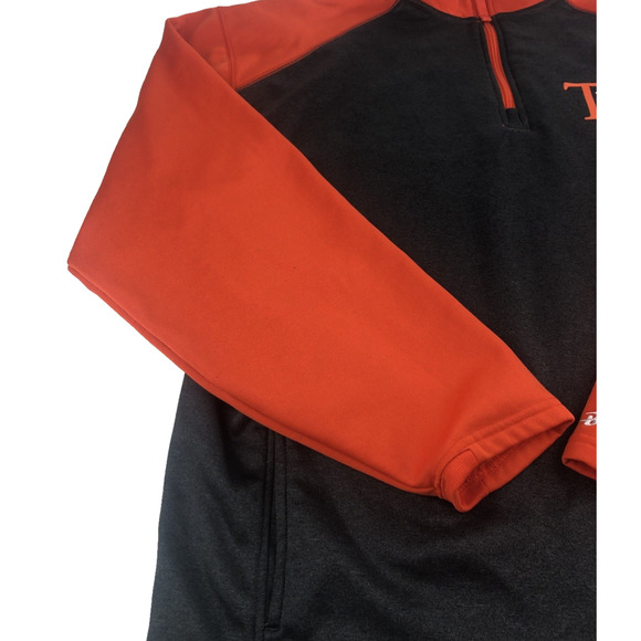 Badger Sport Tusculum University Men's Pullover XL Quarter Zip Long Sleeve Black - Picture 4 of 10